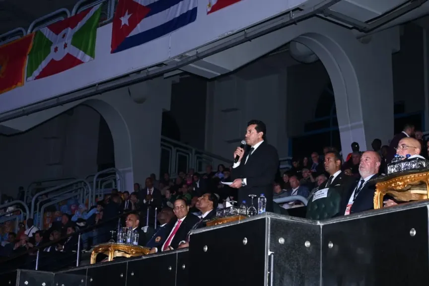 وزير الرياضة يشهد افتتاح بطولة العالم للكاراتيه للكبار وذوي الهمم