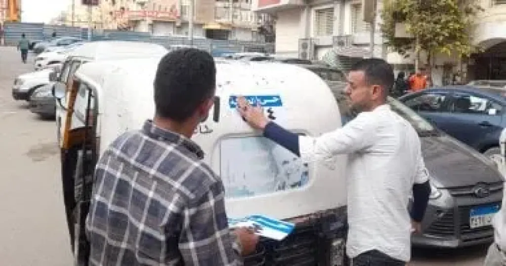 محافظة الجيزة تعلن ترقيم 750 مركبة توك توك فى حى الطالبية