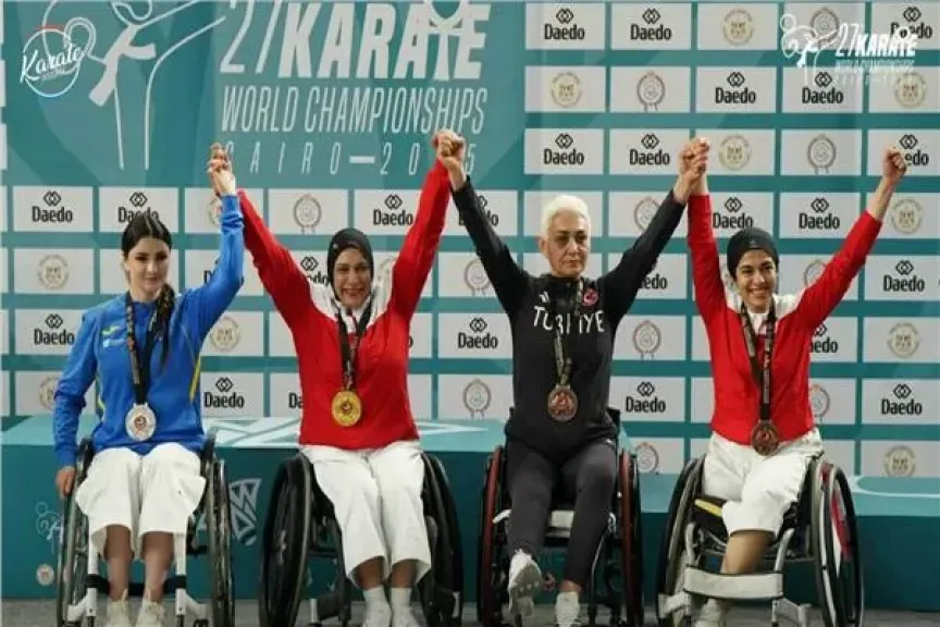 مصر تتوج بلقب بطولة العالم للكاراتيه لذوي الاحتياجات الخاصة للمرة الثالثة