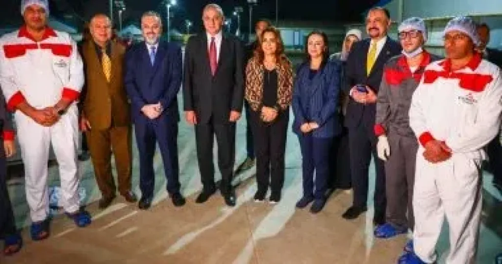 وزيرتا التضامن والتنمية المحلية ومحافظ الغربية يتفقدون محطة طنطا لإنتاج البيض