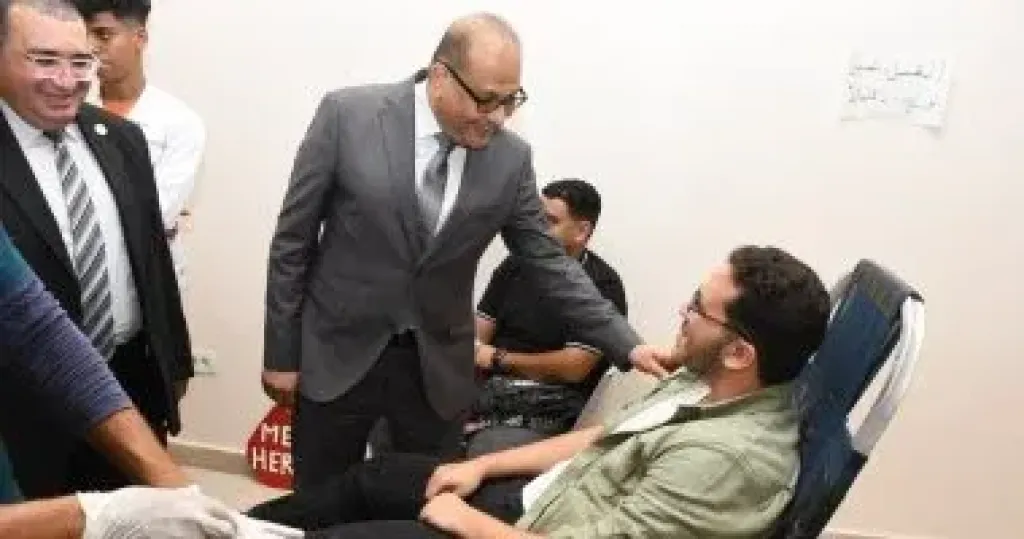 جامعة الإسماعيلية الأهلية تنظم حملة كبرى للتبرع بالدم