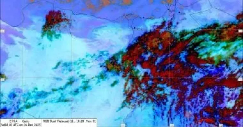 تغير مفاجئ في الطقس.. غطاء سحابي كثيف يحجب أشعة الشمس على الصعيد وسيناء