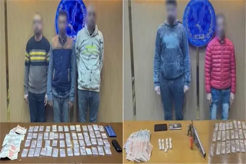 أمن الجيزة تضبط تجار ”الأيس” في الوراق