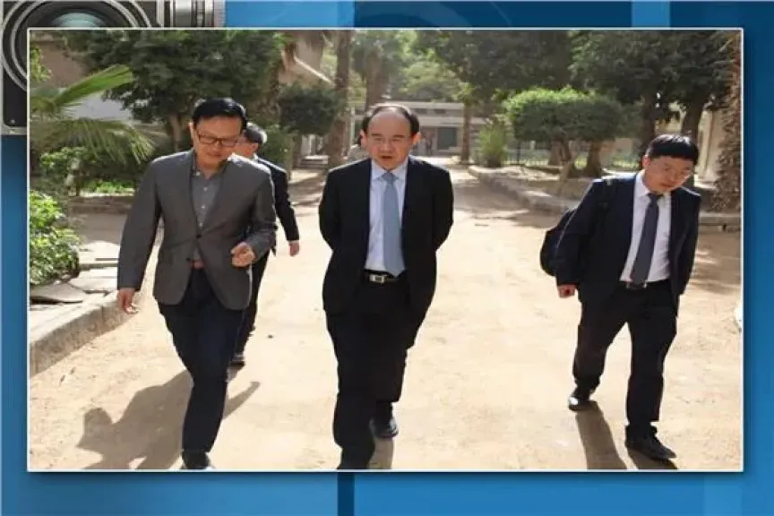 وفد صيني رفيع المستوى في زيارة للمركز القومي للسينما بمقر استوديو الأهرام