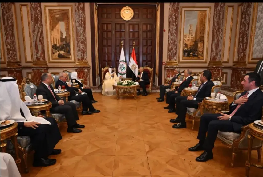 رئيس مجلس الشيوخ : يستقبل محمد أحمد اليماحي رئيس البرلمان العربي والوفد المرافق له