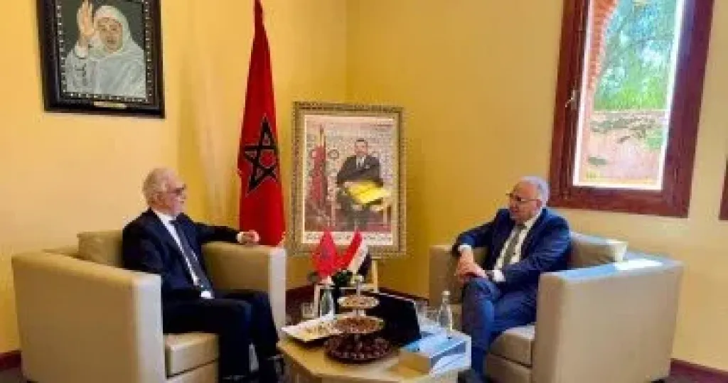 وزير الرى يلتقى نظيره المغربى على هامش الكونجرس العالمى التاسع عشر للمياه