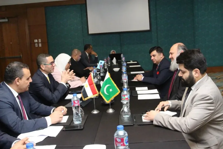 وزير الاستثمار يلتقي وزير التجارة الباكستانية لبحث سبل تعزيز العلاقات الاقتصادية بين البلدين.. صور
