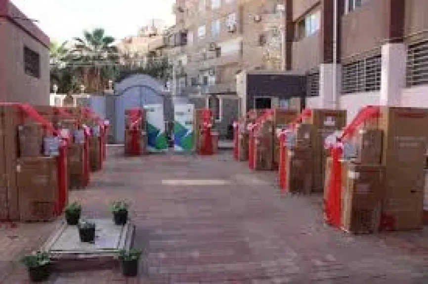 محافظ القليوبية يسلم 44 جهازا منزليا لعرائس من المواطنين الأولى بالرعاية