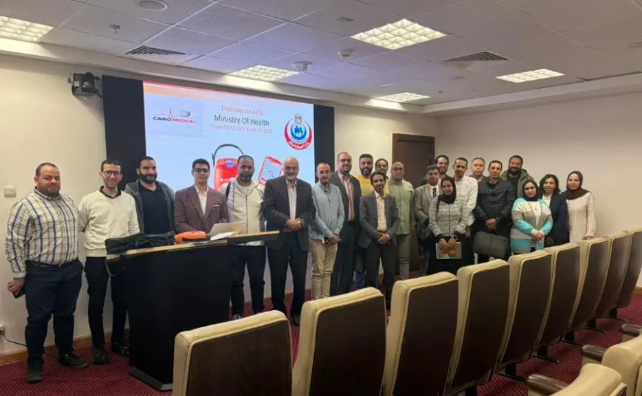 «الصحة» تُكمل المرحلة التاسعة من تدريب العاملين على أجهزة إزالة الرجفان القلبي|صور