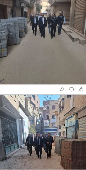 بتكلفة ٢٨ مليون و٥٠٠ ألف جنيه محافظ الشرقية يتفقد تركيب بلاط الإنترلوك بشوارع منياالقمح