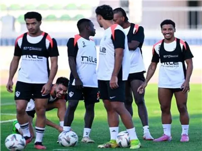 رفع الحمل البدني للاعبي الزمالك قبل مواجهة كهرباء الإسماعيلية