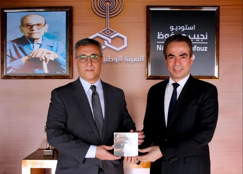 سفير الجزائر يزور استديو نجيب محفوظ بماسبيرو ويشيد بالعلاقات التاريخية بين البلدين