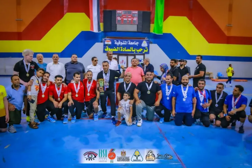 صالة حسن مصطفى تستضيف بطولة أفريقيا لكرة الهدف للمكفوفين بمشاركة 6 دول
