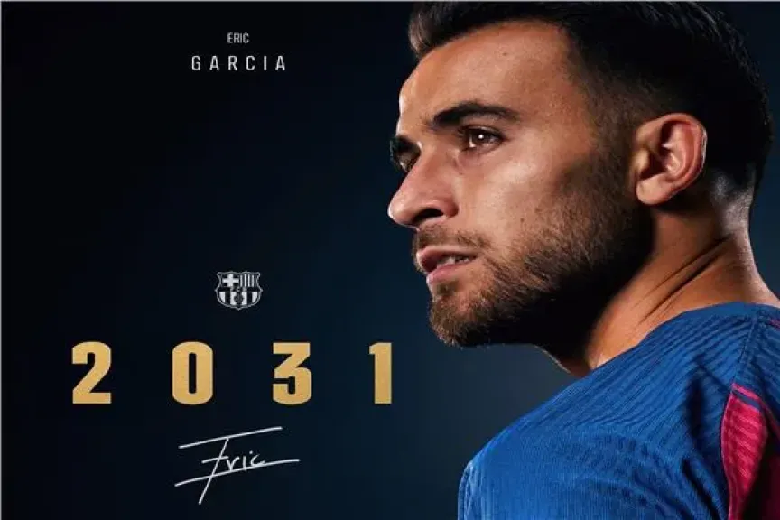 برشلونة يجدد تعاقد جارسيا حتى 2031