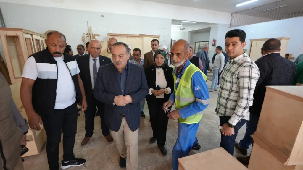 اللواء هشام أبو النصر يتابع أعمال تطوير الوحدة