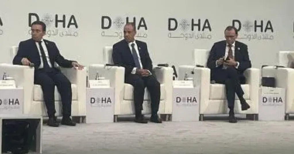 وزير الخارجية يشارك في جلسة بشأن مسارات السلام بغزة