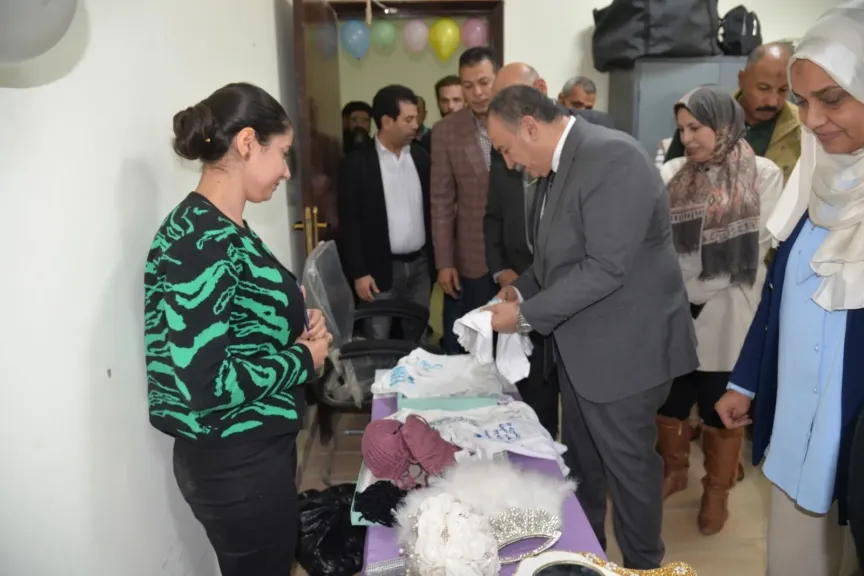 محافظ أسيوط يفتتح مشغل خياطة جديد بقرية بني رافع بمنفلوط ويعلن التوسع
