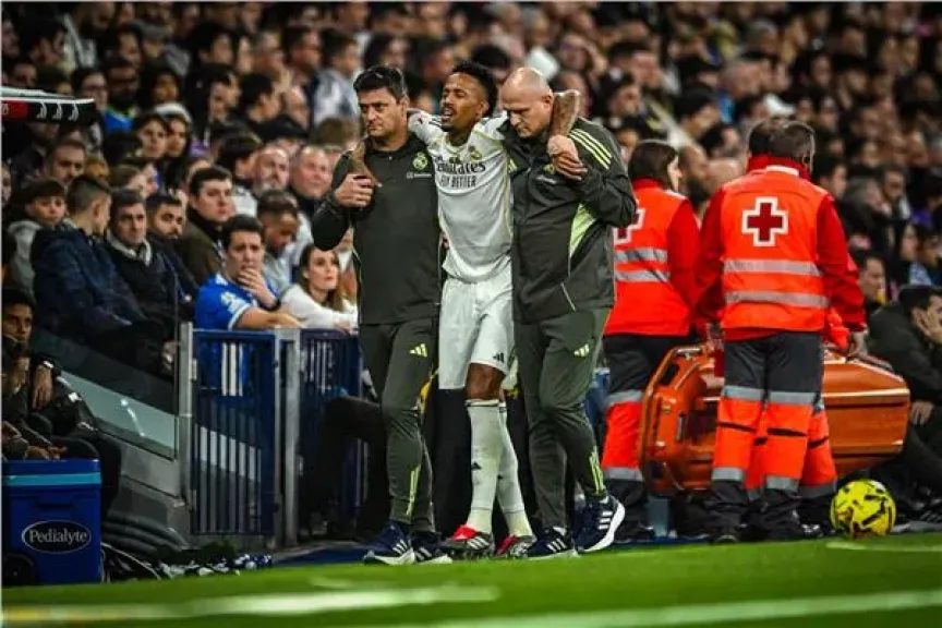 ريال مدريد يفقد ميليتاو حتى نهاية الموسم