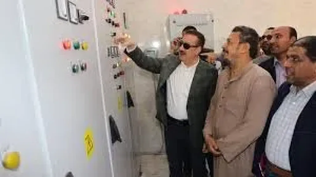 محافظ المنوفيه يطلق التشغيل التجريبى لمشروع صرف صحى ابو رقبه