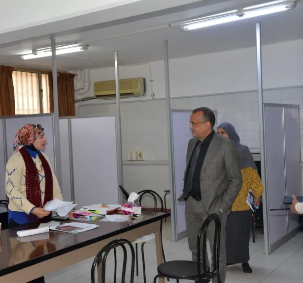 رئيس مجلس إدارة المستشفيات الجامعية يتفقد عددا من المرافق الحيوية