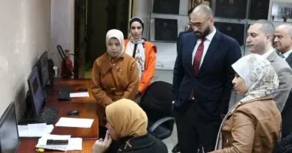 نائب محافظ كفر الشيخ ومساعد وزير الاتصالات يتفقدان وحدة الجيومكانية