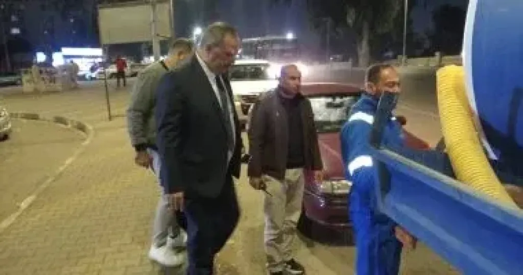 رئيس مياه القناة يتفقد فرق الطوارئ والمعدات والميادين بالإسماعيلية