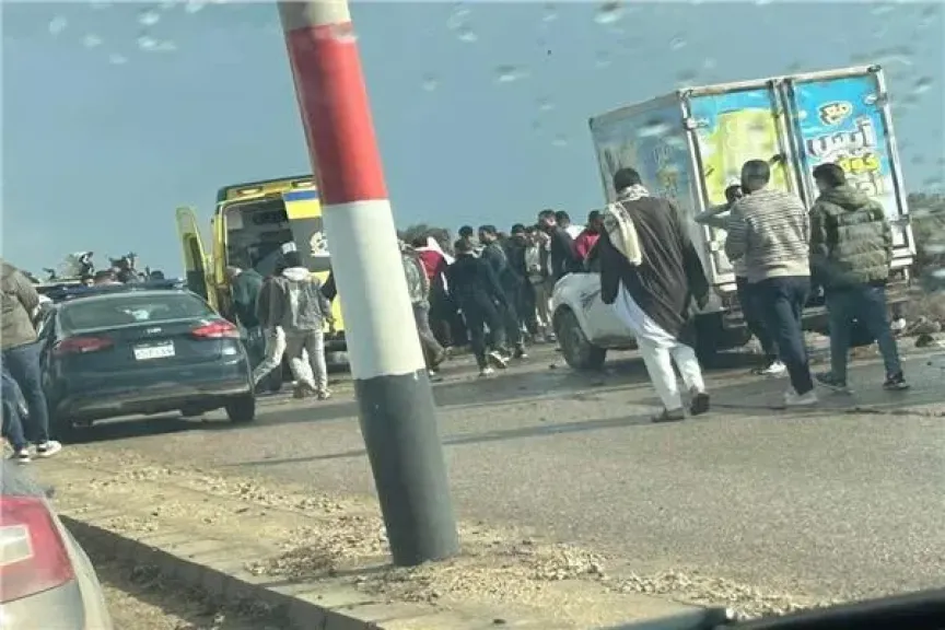 مصرع وإصابة 17 شخصًا في تصادم على الطريق الساحلي بكفر الشيخ
