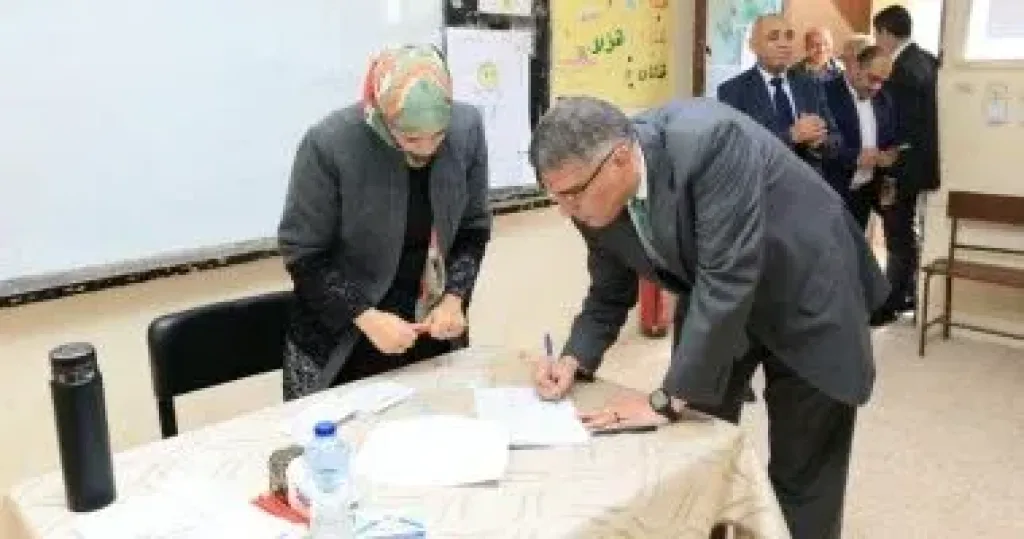 محافظ الجيزة يُدلى بصوته فى انتخابات مجلس النواب 2025