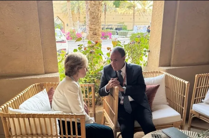 وزير الخارجية يلتقي مستشارة الرئيس الفرنسي لشئون الشرق الأوسط