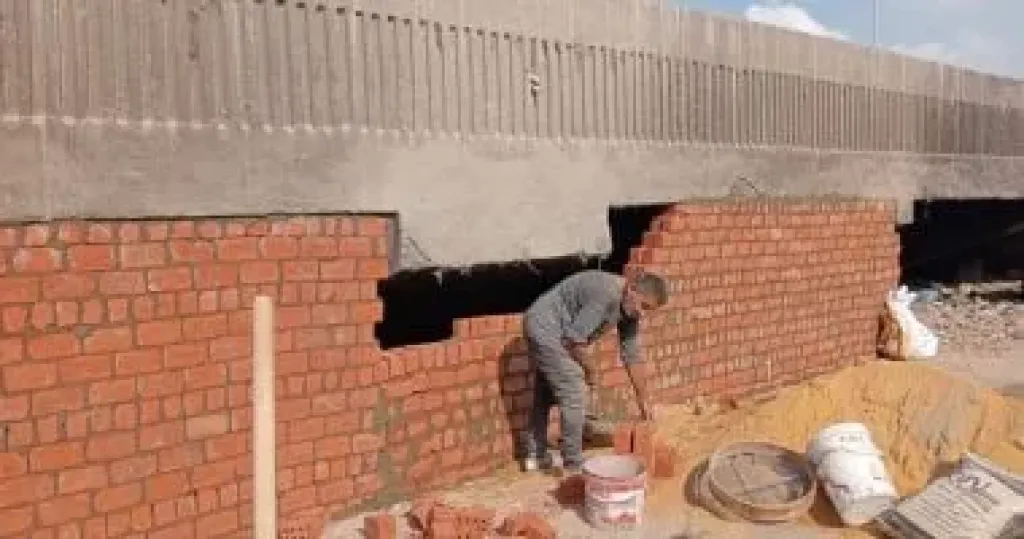 محافظة الجيزة تغلق الفراغات أسفل الدائرى الجنوبى بالطالبية