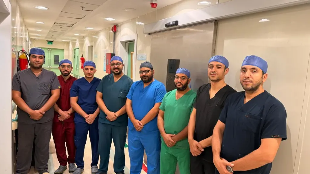 الرعاية الصحية: إنقاذ مريض من تمدد بالشريان الأورطي دون تدخل جراحي بمستشفى السلام بورسعيد