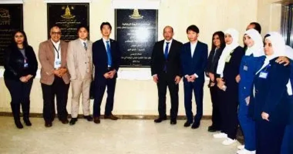 وفد سفارة اليابان يزور مستشفى أبو الريش للوقوف على أعمال التطوير والتحديث