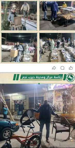 الأجهزة التنفيذي تواصل حملاتها  لرفع الإشغالات بمراكز ومدن الشرقية