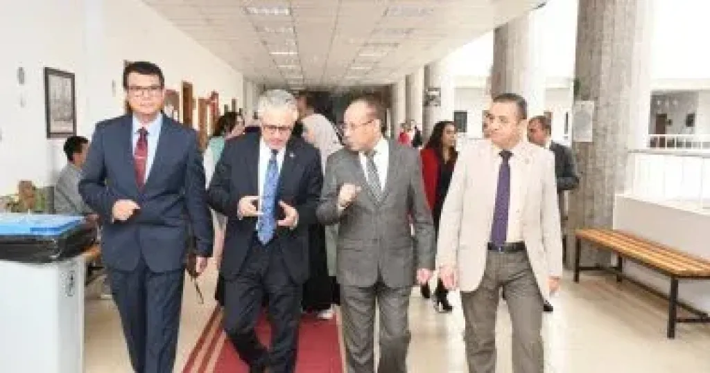 جامعة القناة تبحث التعاون الأكاديمي مع المستشار التعليمي للسفارة التركية بالقاهرة