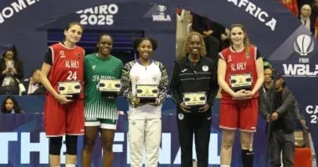 سيدات سلة الأهلى يسيطرن على الجوائز الفردية لبطولة أفريقيا