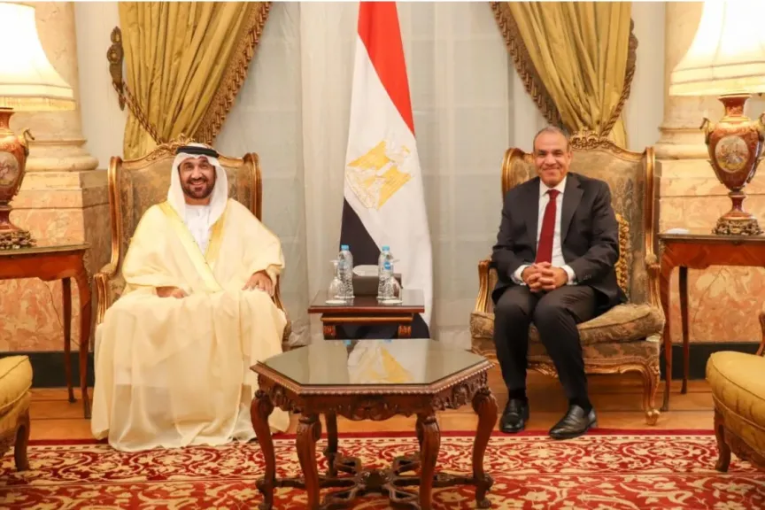 خلال لقائه وزير الخارجية.. ”اليماحي” يثمن جهود الرئيس السيسي في تحقيق الأمن والاستقرار في المنطقة