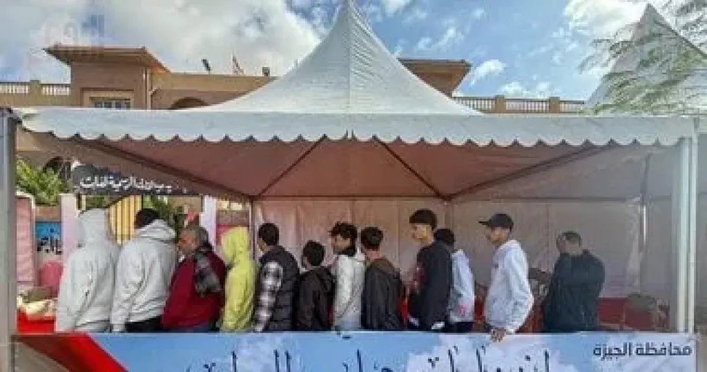 فتح لجان تصويت المصريين فى لوس أنجلوس بجولة الإعادة بانتخابات النواب