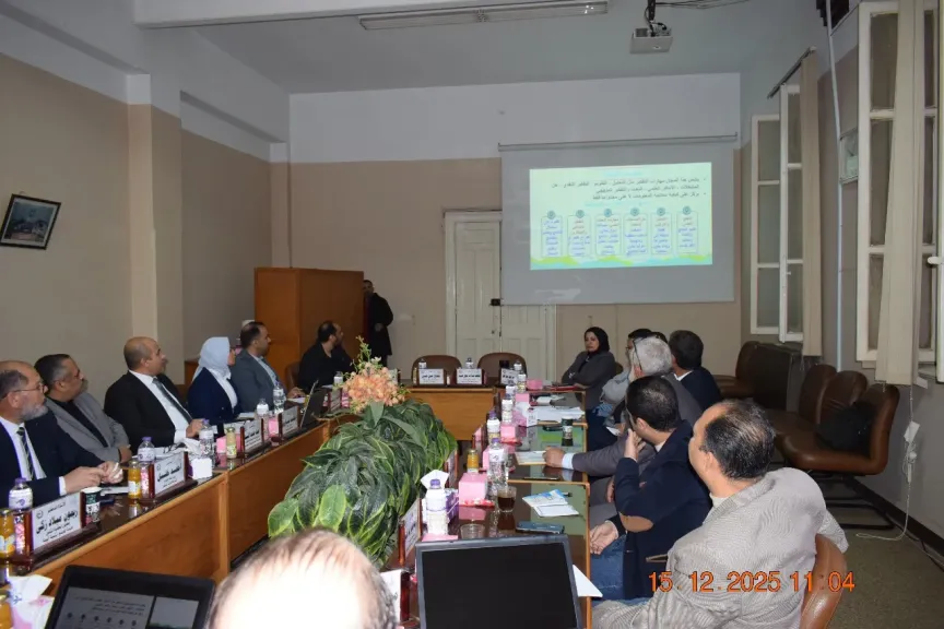 كلية تكنولوجيا صناعة السكر والصناعات التكاملية تنظم ورشة عمل لتحديد مواصفات