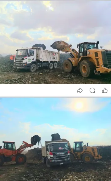 وحدة التدخل السريع بالشرقية ترفع ٥٥ ألف طن قمامة ومخلفات مبانٍ