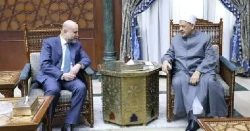 الإمام الأكبر لقاضى قضاة فلسطين: الأزهر لم يدخر جهدا فى التعريف بحقوق الفلسطينيين
