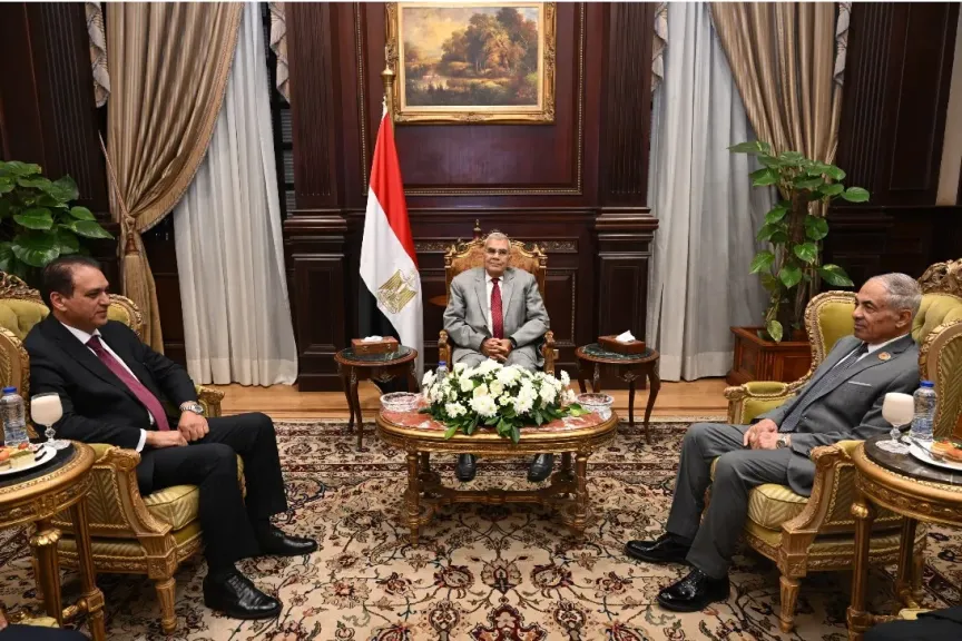 رئيس مجلس الشيوخ يستقبل المستشار علاء الدين فؤاد ونائب رئيس محكمة النقض|صور