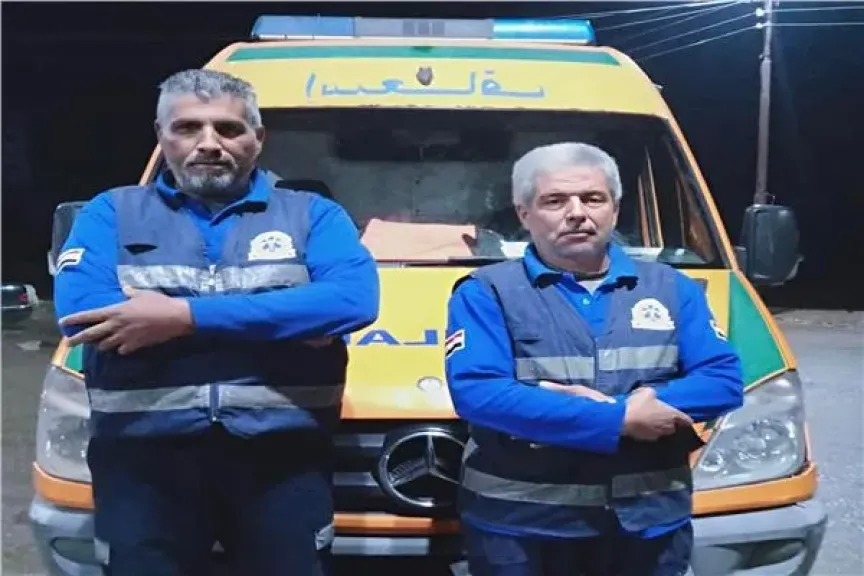 سيدة تلد داخل سيارة إسعاف أثناء نقلها إلى المستشفى في الشرقية