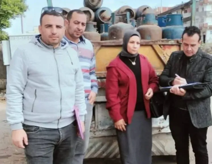 ضبط 40 أسطوانة غاز بحملة تموينيه بكفر الدوار