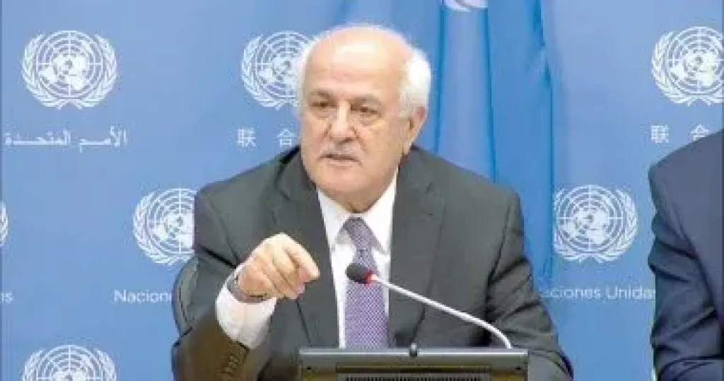 مندوب فلسطين بالأمم المتحدة: إسرائيل لم تلتزم بوقف إطلاق النار فى قطاع غزة