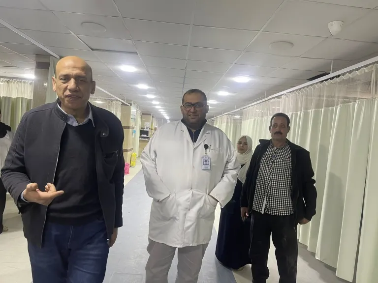 صحه الشرقيه:مديرمتابعة المديريات فى زيارة تفقدية لمستشفى فاقوس