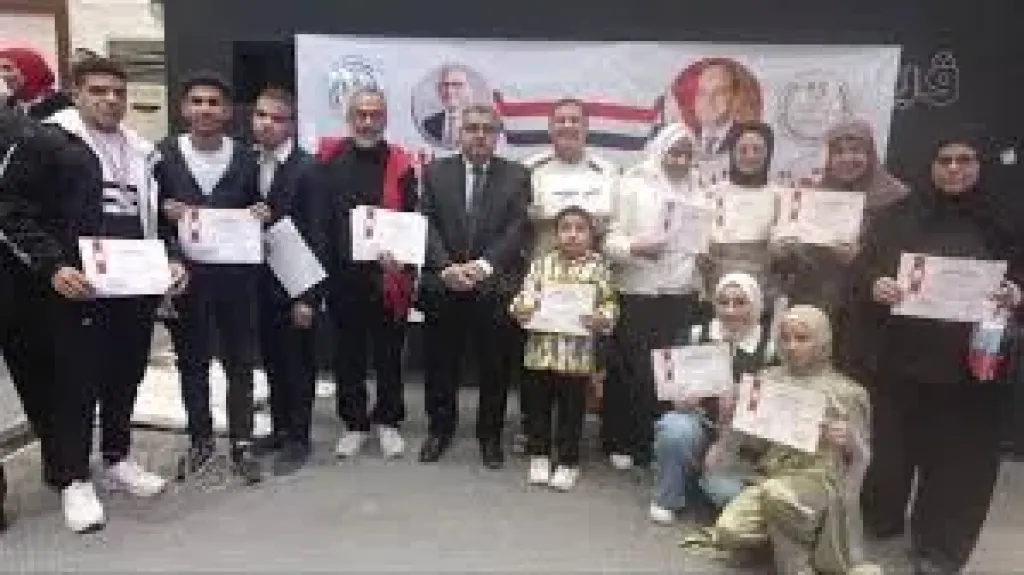 مدرسة النور للمكفوفين ببني سويف ثاني الجمهورية ببطولة ألعاب القوى