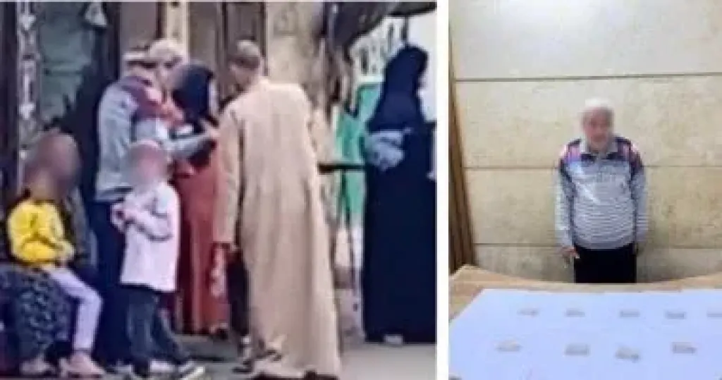 ضبط شخص يوزع أموالا بمحيط لجان طنطا