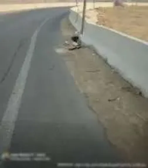 هبوط أرضي بطريق السويس، والأمن يكشف التفاصيل