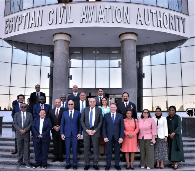 مصر تستضيف وفدًا دوليًا رفيع المستوى من منظمات الطيران المدني