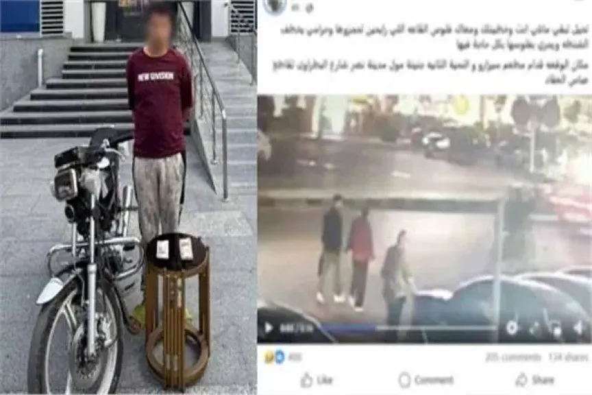القبض على عامل لسرقته حقيبة من شخص بمدينة نصر